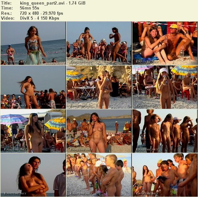 Enature nudism video - King queen part2