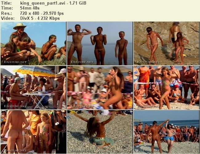Enature nudism video - King queen part1