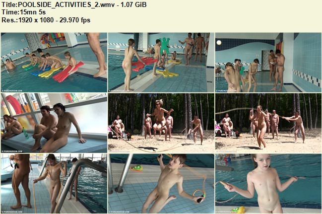 Family nudism video - Poolside activities [vol 2]