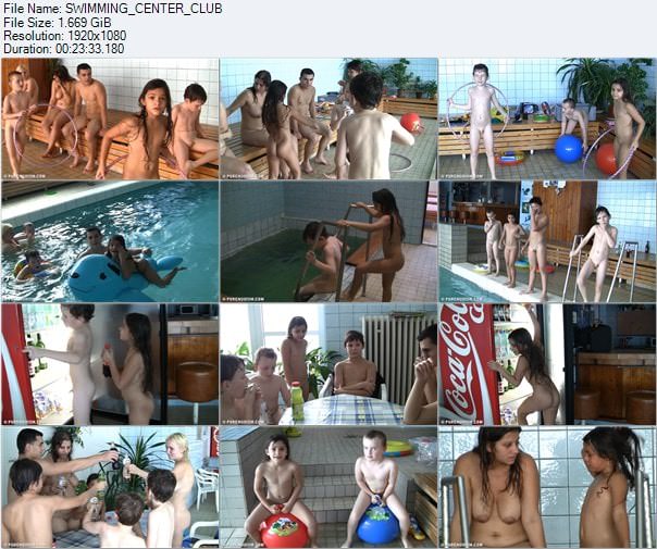 Family nudism video - Swimming center club