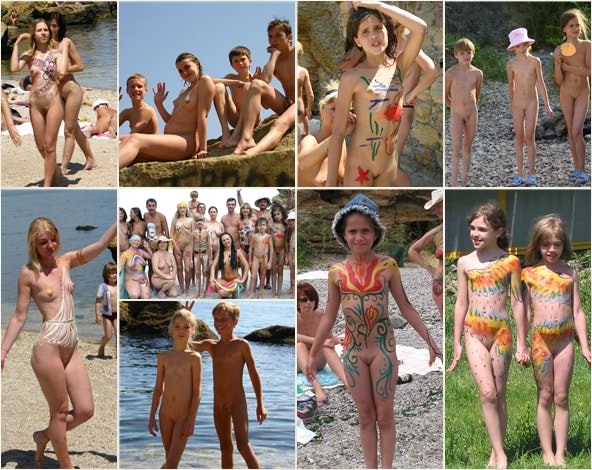 Young nudists photo - Odessa beach collection