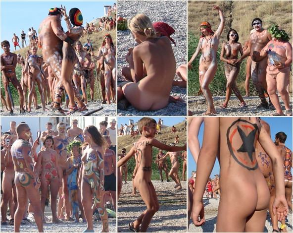 Young nudists photo - Neptune day dance shot