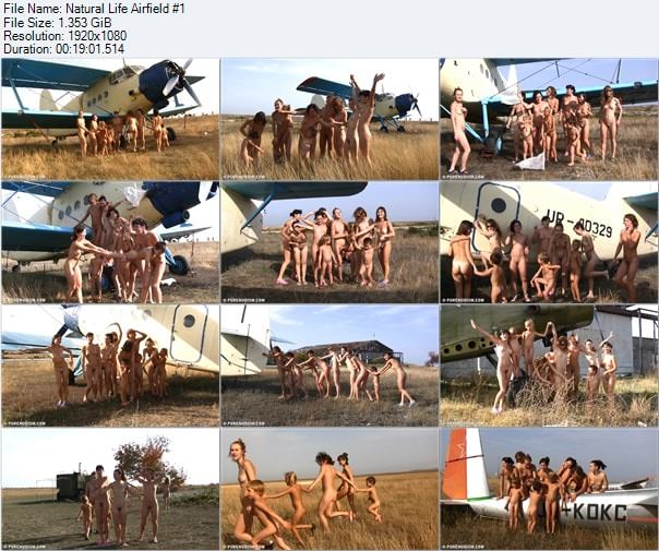 Family nudism video - Natural life airfield [vol 1]